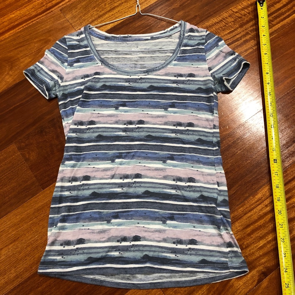 BDG tie dye striped top T-shirt